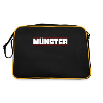 Minster - Retro Bag - black/gold - Back