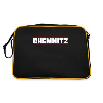 Chemnitz - Retro Bag - black/gold - Back
