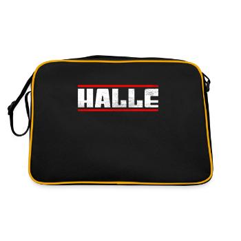Hall - Retro Bag - black/gold - Back