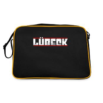 Lübeck - Sac Retro - noir/or - Dos