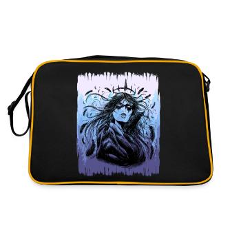 Chaman, Nature, Forêt, GuerrierChaman - Sac Retro - noir/or - Dos