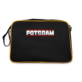 Potsdam - Retro Bag - black/gold - Back