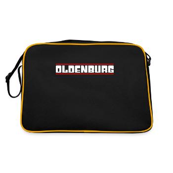 Oldenburg - Retro Bag - black/gold - Back