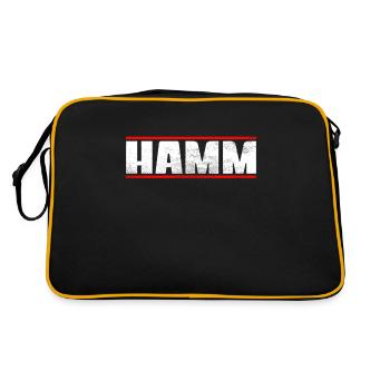 Hamm - Sac Retro - noir/or - Dos