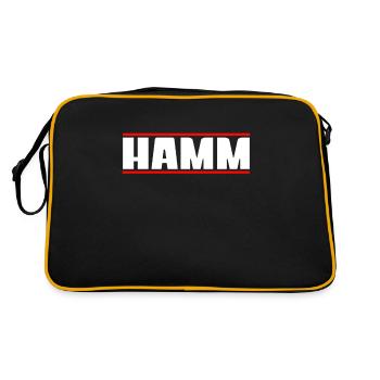 Hamm - Sac Retro - noir/or - Dos