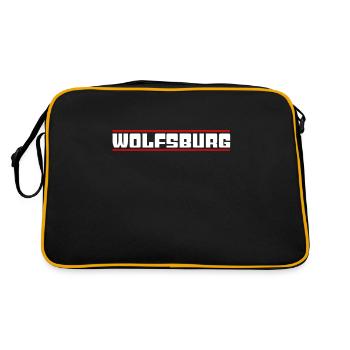 Wolfsburg - Retro Bag - black/gold - Back