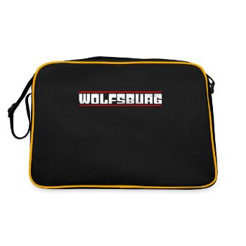 Wolfsburg - Retro Bag - black/gold - Back