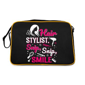 Coiffeur Coiffeur Coiffeur Coiffeur - Sac Retro - noir/or - Dos