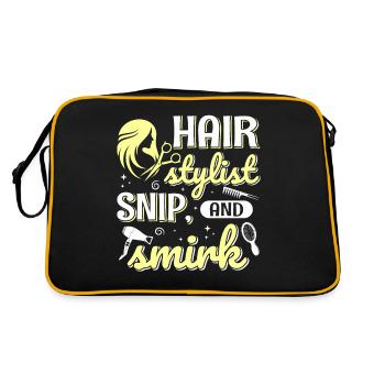 Coiffeur Coiffeur Coiffeur Coiffeur - Sac Retro - noir/or - Dos