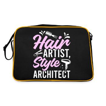 Coiffeur Coiffeur Coiffeur Coiffeur - Sac Retro - noir/or - Dos