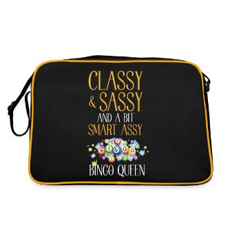Bingo Player Classy Sassy And A - Retro Bag - black/gold - Back
