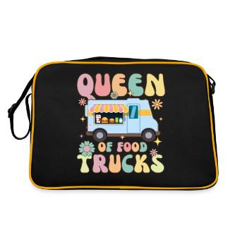Reine des Food Trucks Groovy Foodie - Sac Retro - noir/or - Dos