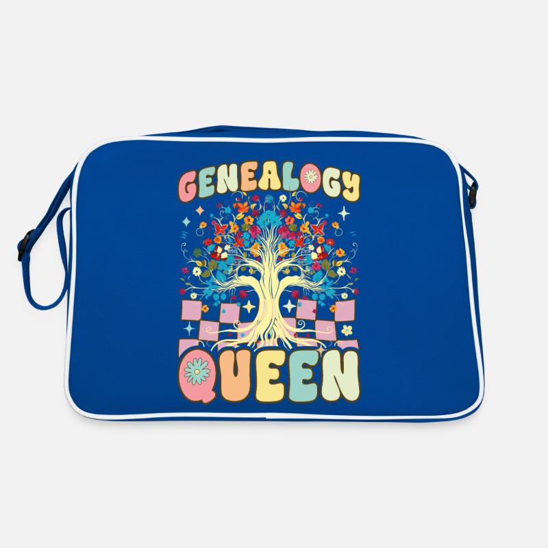 Genealogie-Queen Groovy Genealogist Ancestry Retro Tasche
