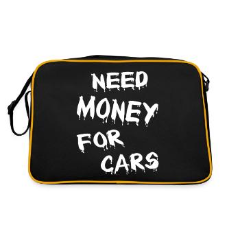 Need Money for Cars - Sac Retro - noir/or - Dos