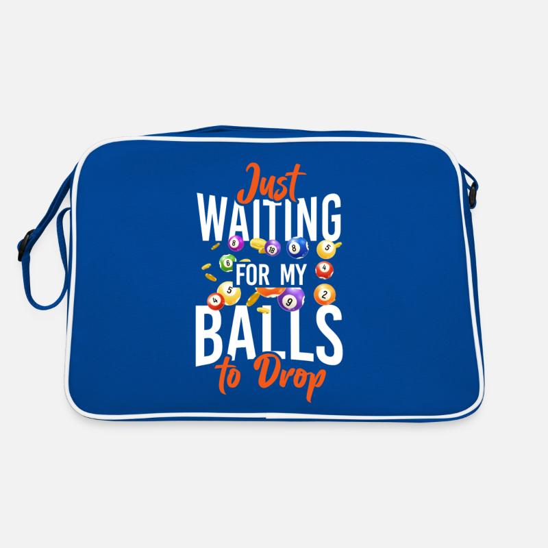 Jeu de mots de joueur de bingo qui n’attend que Sac Retro