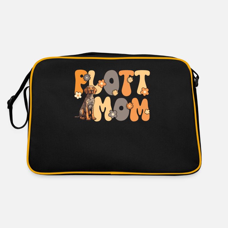 Plott Hound Groovy Plott Mom Retro Tasche
