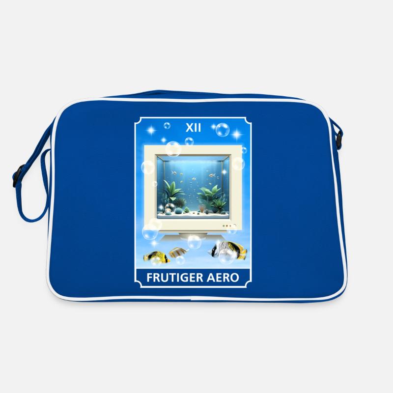 Frutiger Aero Aesthetic Tech Ordinateur Aquarium Sac Retro