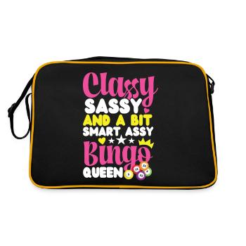 Bingo Player Classy Sassy And A - Retro Bag - black/gold - Back