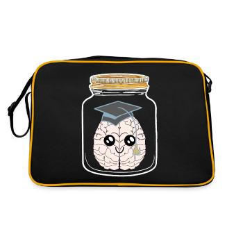 Inteligenz Mason Jar Students Studied Geek - Retro Bag - black/gold - Back
