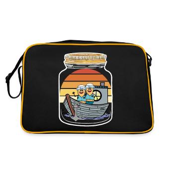 Cacahuètes Marins Garçons Marins Marins - Sac Retro - noir/or - Dos