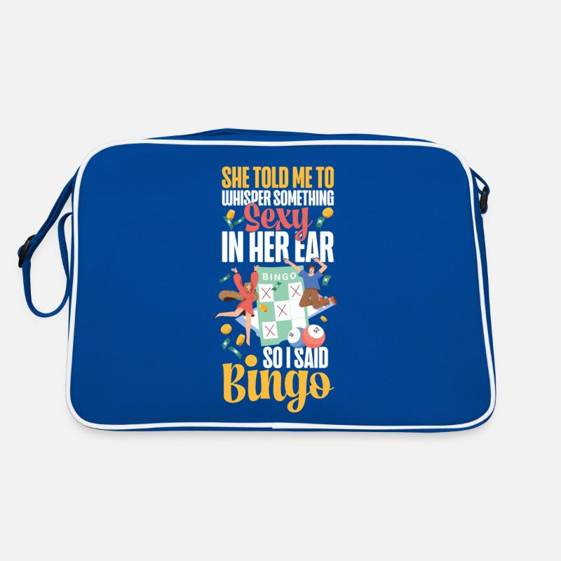 Bingo Player Ironic Sarcastic She Retro Tasche