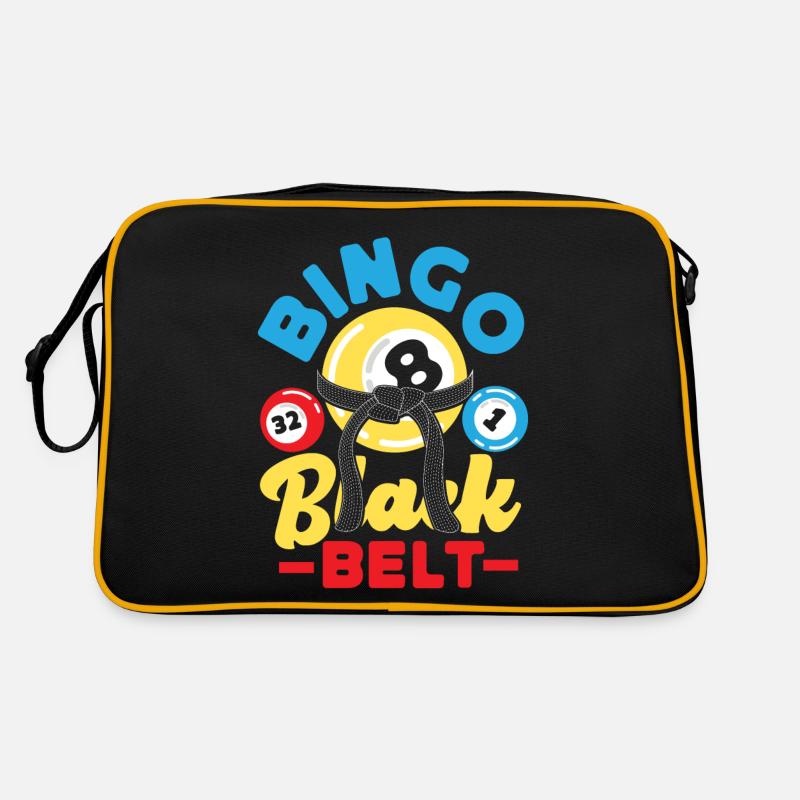Bingo Player Bingo Black Belt Retro Tasche