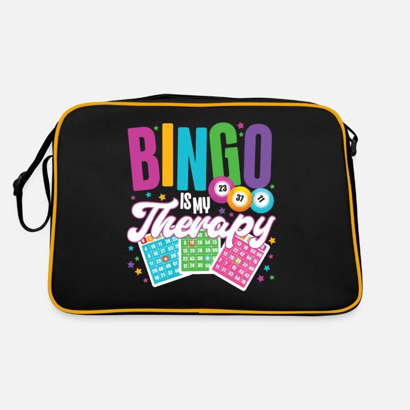 Le bingo est ma thérapie Sac Retro