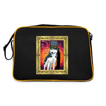 Medieval Wehrwolf Werewolves Wolf Wolves Wolves - Retro Bag - black/gold - Back