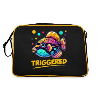 Humuhumunukunukuapua'a Hawaiian Reef Pusher - Retro Bag - black/gold - Back