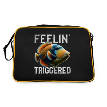Humuhumunukunukuapua'a Hawaiian Reef Pusher - Retro Bag - black/gold - Back
