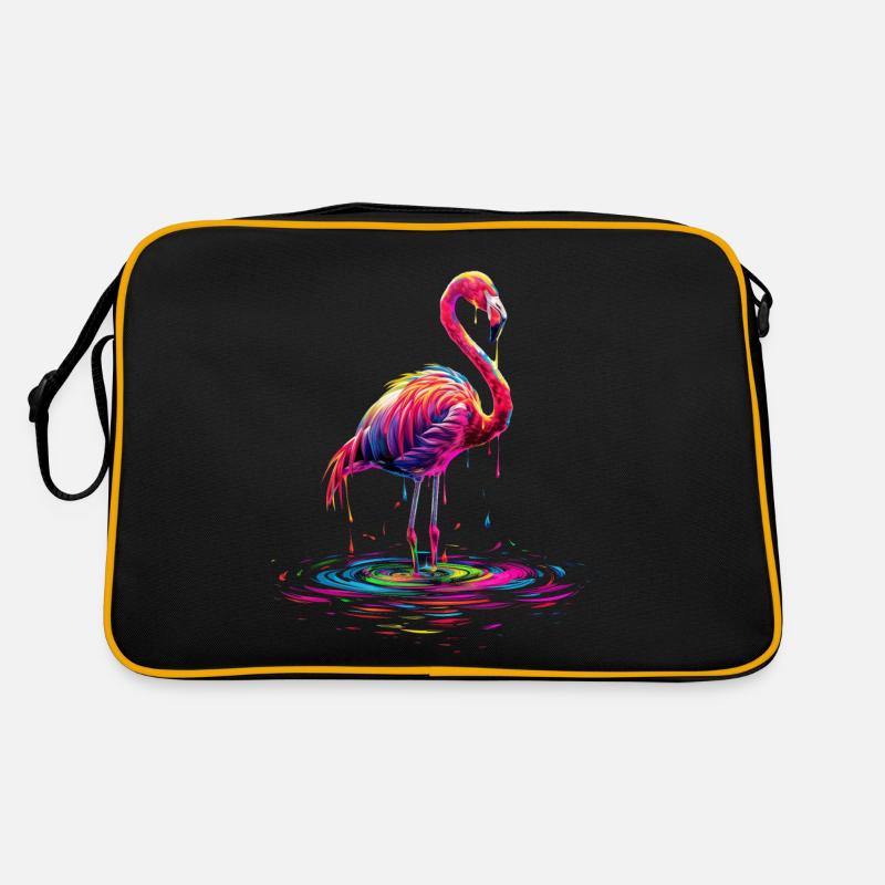 Flamingo Pop Art Retro Bag