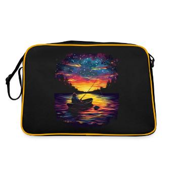 Pêcheur Pêcheur Pêcheur Pop Art - Sac Retro - noir/or - Dos