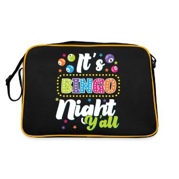 Bingo Player C’est la soirée bingo - Sac Retro - noir/or - Dos
