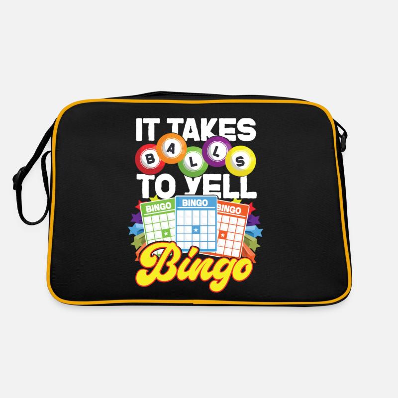 Bingo Player Pun It Takes Balls To Retro Tasche