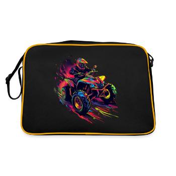 VTT Quad 4 Roues Pop Art - Sac Retro - noir/or - Dos
