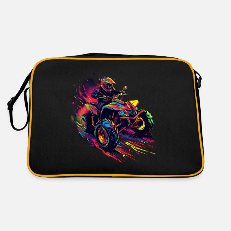 VTT Quad 4 Roues Pop Art Sac Retro
