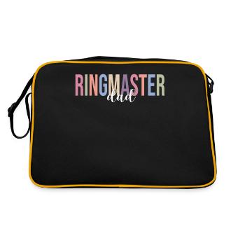 Circus Papa Circus Manegemann Carnival - Retro Bag - black/gold - Back