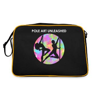 Danseur De Pole Dance, Pole Dance, Pole Dance - Sac Retro - noir/or - Dos