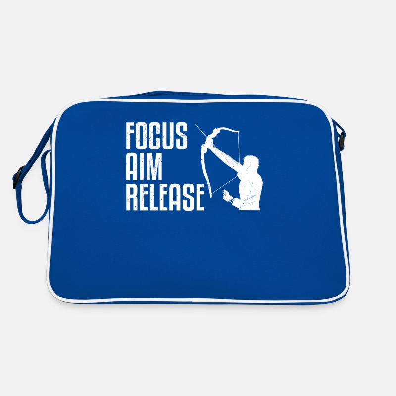 Bogensport Bogenschütze Bogenschießen Pfeil Bogen Retro Tasche