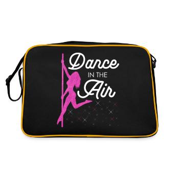 Pole Dance Dancer, Pole Dancing, Pole Dancing - Retro Bag - black/gold - Back