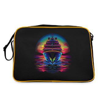 Croisière Vacances Croisière Pop Art - Sac Retro - noir/or - Dos