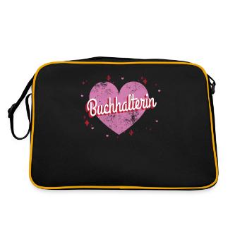 Idée cadeau de comptabilité sincère pour - Sac Retro - noir/or - Dos
