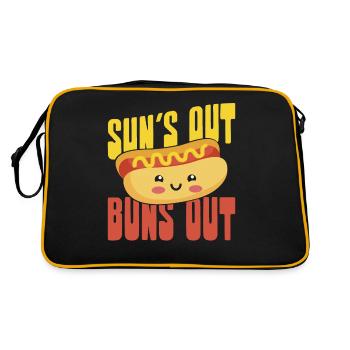 Hot Dog Adult Sun's Out Buns Out - Retro Bag - black/gold - Back
