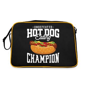 Hot Dog Adulte Hot-Dog Invaincu - Sac Retro - noir/or - Dos