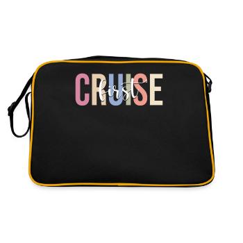 Croisière Vacances Croisière Bateau de croisière - Sac Retro - noir/or - Dos