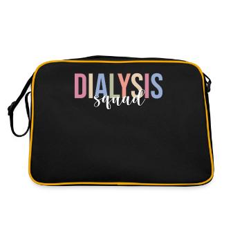 Dialysis Technician Dialysis Technician - Retro Bag - black/gold - Back