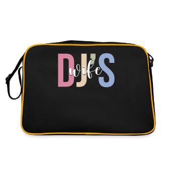 Disc Jockey DJ Mixeur Dj Mari Platine - Sac Retro - noir/or - Dos