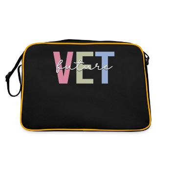 Technicien Assistant vétérinaire Vétérinaire Étudiant vétérinaire - Sac Retro - noir/or - Dos
