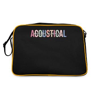 Technology Acoustic Engineer - Retro Bag - black/gold - Back