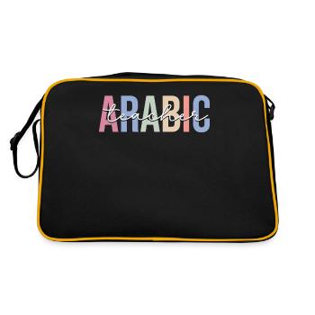 Enseignement des langues - Sac Retro - noir/or - Dos